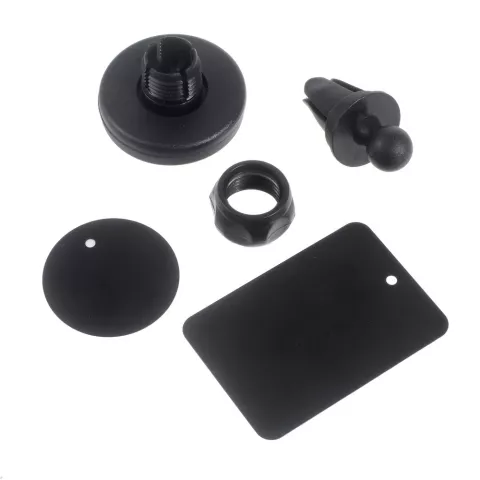 Grille de ventilation pour support de voiture magn&eacute;tique universel pour t&eacute;l&eacute;phone - convient compatible avec iPhone / Samsung - Noir