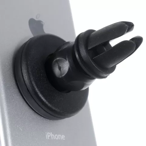 Grille de ventilation pour support de voiture magn&eacute;tique universel pour t&eacute;l&eacute;phone - convient compatible avec iPhone / Samsung - Noir