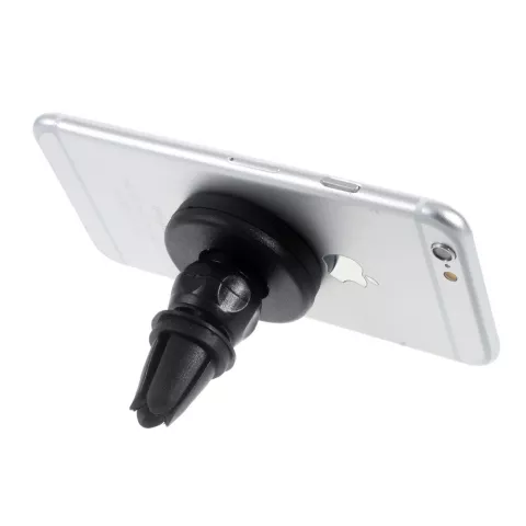 Grille de ventilation pour support de voiture magn&eacute;tique universel pour t&eacute;l&eacute;phone - convient compatible avec iPhone / Samsung - Noir