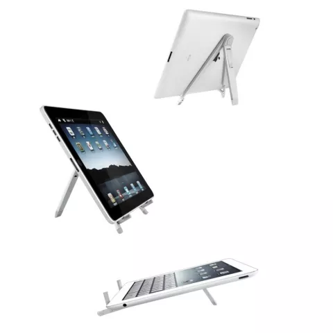 Support universel pour tablette en aluminium Tr&eacute;pied iPad pliable