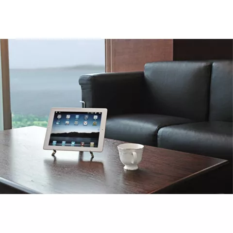 Support universel pour tablette en aluminium Tr&eacute;pied iPad pliable
