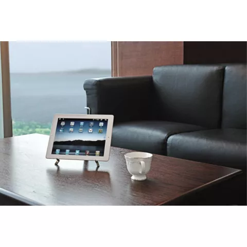 Support de tablette universel en aluminium pliable adapt&eacute; au tr&eacute;pied iPad