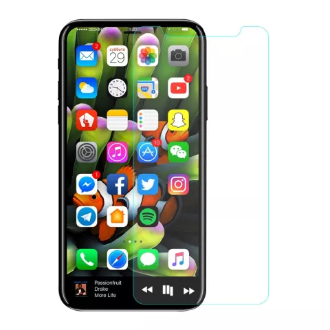 Protecteur en verre tremp&eacute; compatible avec iPhone X XS 11 Pro Verre Tremp&eacute;