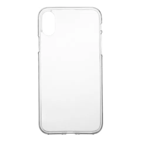 Coque en TPU transparente compatible avec iPhone X XS