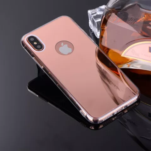 Miroir miroir la coque compatible avec iPhone X XS