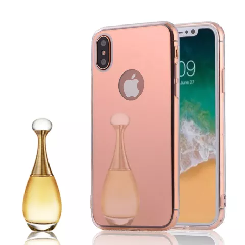 Miroir miroir la coque compatible avec iPhone X XS