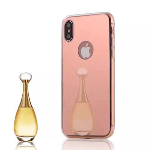 Miroir miroir la coque compatible avec iPhone X XS