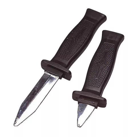 Couteau factice r&eacute;tractable fausse dague en plastique