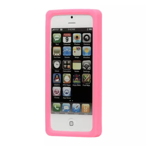 &Eacute;tui &agrave; bijoux en diamants roses compatible avec iPhone 5 5s SE 2016 housse bling