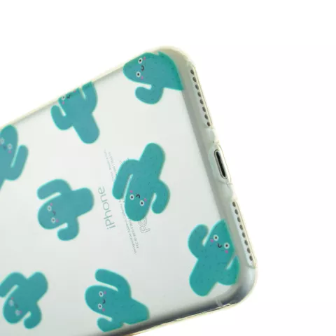 Coque transparente en TPU compatible avec iPhone 7 Plus 8 Plus