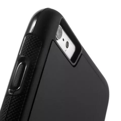 Coque anti-gravit&eacute; pour selfie mains libres, noire, compatible avec iPhone 6 Plus 6s Plus, rev&ecirc;tement nano