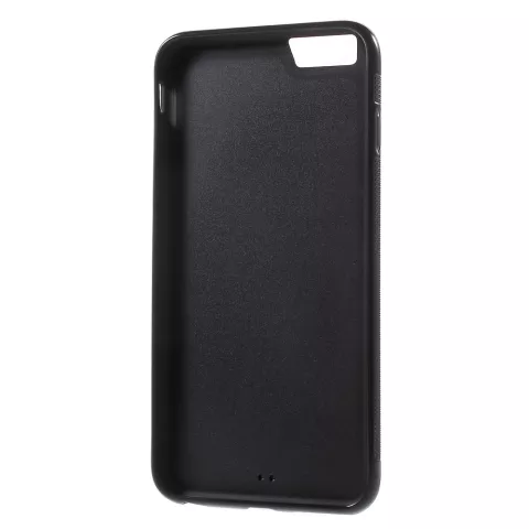 Coque anti-gravit&eacute; pour selfie mains libres, noire, compatible avec iPhone 6 Plus 6s Plus, rev&ecirc;tement nano