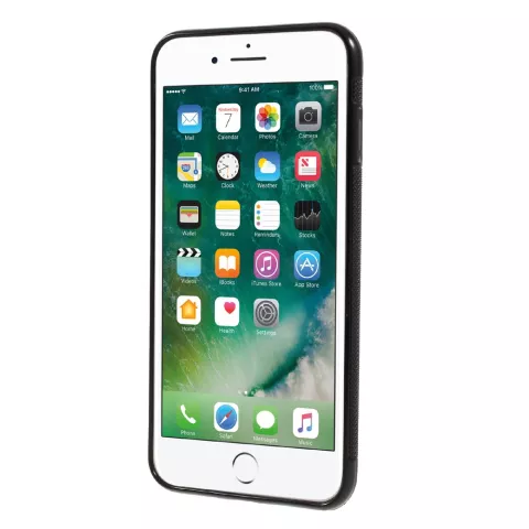 Coque anti-gravit&eacute; pour selfie mains libres, noire, compatible avec iPhone 7 Plus 8 Plus, rev&ecirc;tement nano