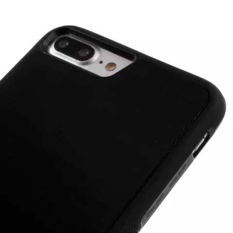 Coque Anti-Gravit&eacute; Selfie mains libres Housse noire iPhone 7 Plus 8 Plus Coque nano