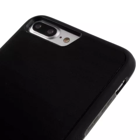 Coque anti-gravit&eacute; pour selfie mains libres, noire, compatible avec iPhone 7 Plus 8 Plus, rev&ecirc;tement nano