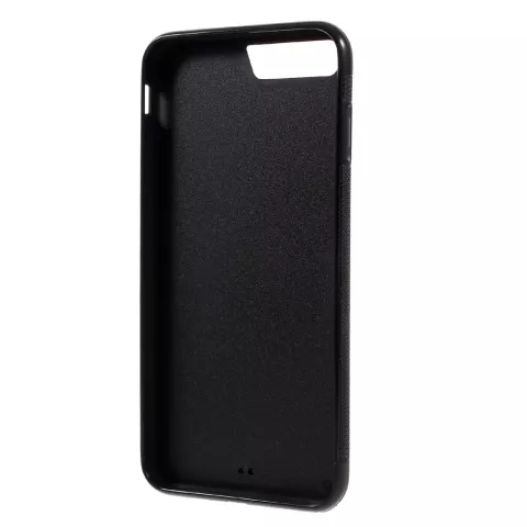 Coque anti-gravit&eacute; pour selfie mains libres, noire, compatible avec iPhone 7 Plus 8 Plus, rev&ecirc;tement nano