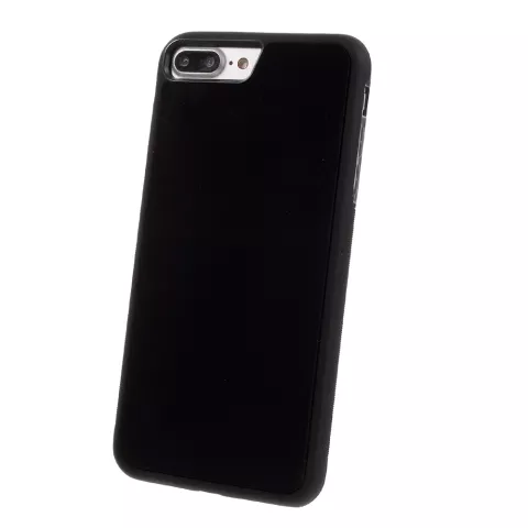 Coque anti-gravit&eacute; pour selfie mains libres, noire, compatible avec iPhone 7 Plus 8 Plus, rev&ecirc;tement nano