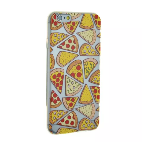&Eacute;tui &agrave; pizza transparent compatible avec iPhone 6 Plus 6s Plus, housse en TPU