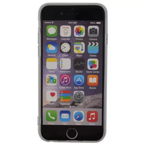 Coque en silicone compatible avec iPhone 6 Plus 6s Plus
