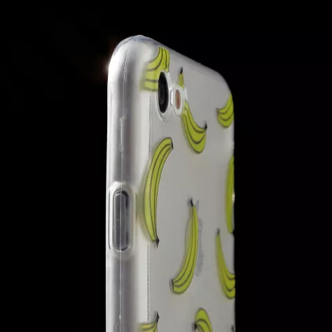 Coque banane transparente compatible avec iPhone 7 8 SE 2020 SE 2022, coque fruit&eacute;e