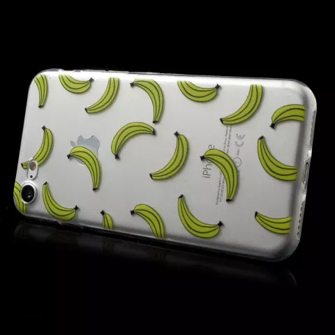 Coque banane transparente compatible avec iPhone 7 8 SE 2020 SE 2022, coque fruit&eacute;e