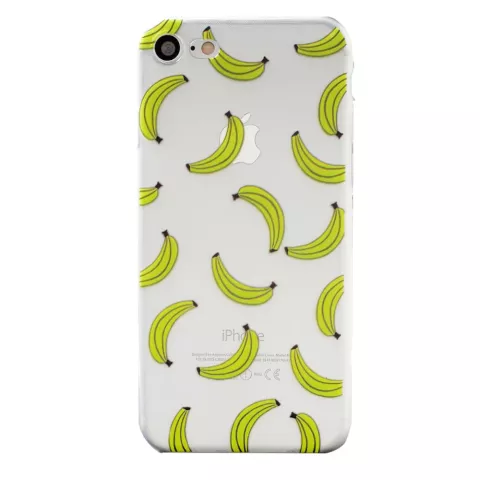 Coque banane transparente compatible avec iPhone 7 8 SE 2020 SE 2022, coque fruit&eacute;e