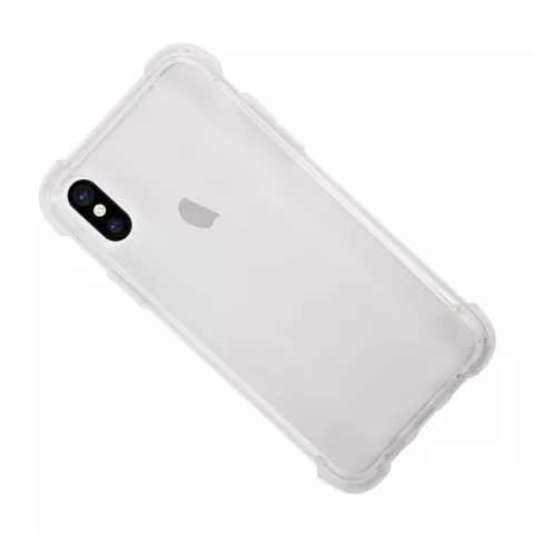 Coque robuste en TPU, protection transparente la coque compatible avec iPhone X XS