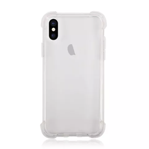 Coque robuste en TPU, protection transparente la coque compatible avec iPhone X XS