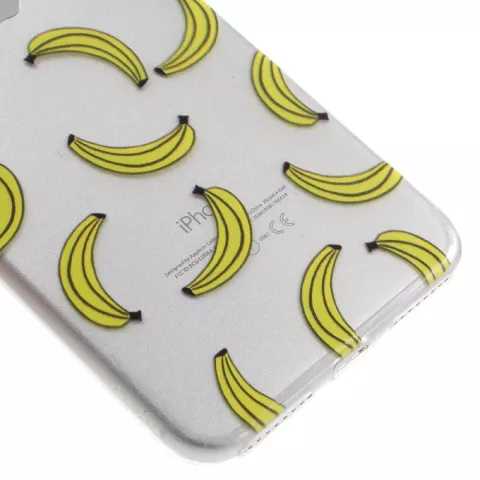 Coque iPhone 7 Plus 8 Plus Banane Transparente Coque Fruit Banane