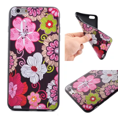 Flower Power fleurs adapt&eacute;es compatible avec iPhone 6 6s housse de protection