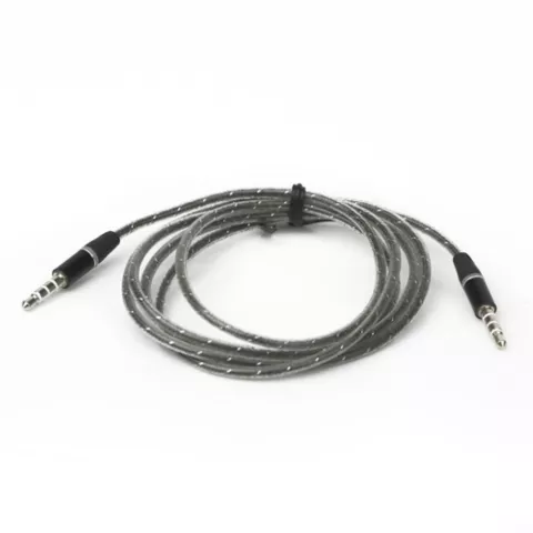 C&acirc;ble audio 3,5 mm st&eacute;r&eacute;o AUX M&acirc;le vers M&acirc;le 1 m&egrave;tre