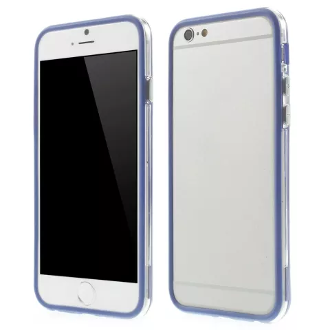 Coque pare-chocs bleue la coque compatible avec iPhone 6 6s