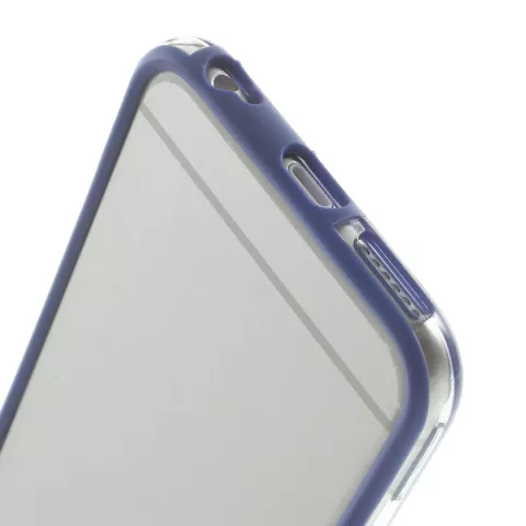 Coque pare-chocs bleue la coque compatible avec iPhone 6 6s