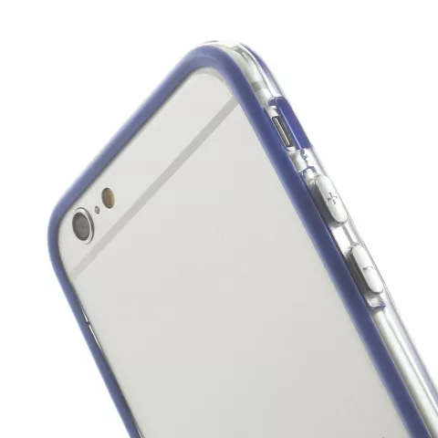 Coque pare-chocs bleue la coque compatible avec iPhone 6 6s
