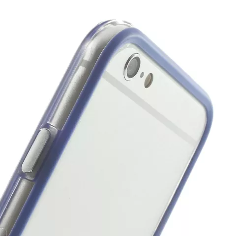 Coque pare-chocs bleue la coque compatible avec iPhone 6 6s