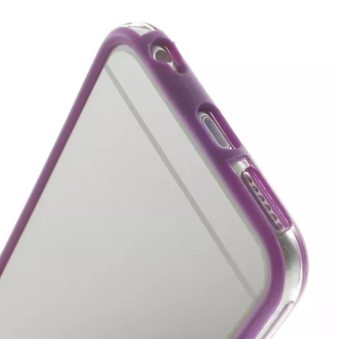Coque pare-chocs violette la coque compatible avec iPhone 6 6s