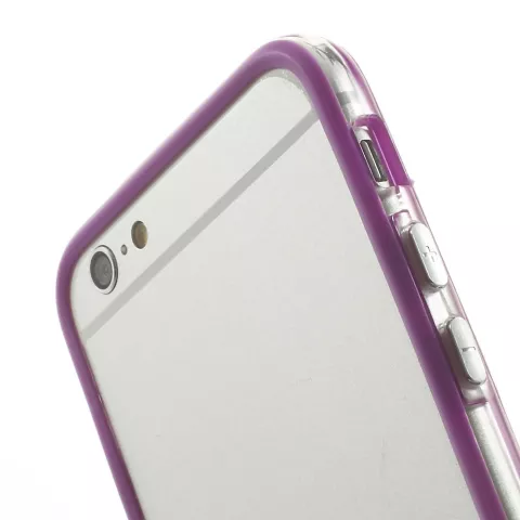 Coque pare-chocs violette la coque compatible avec iPhone 6 6s