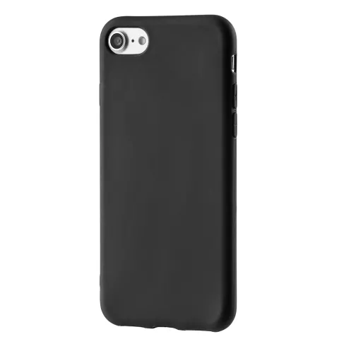 Housse de protection en TPU noir mat compatible avec iPhone 7 8 SE 2020 SE 2022