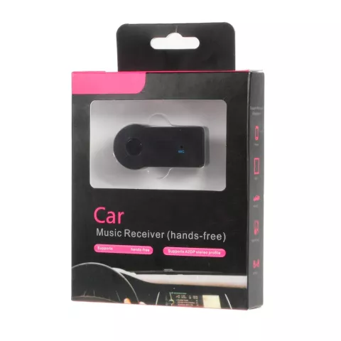R&eacute;cepteur de musique mains libres Bluetooth sans fil AUX, kit de voiture mains libres, r&eacute;cepteur audio