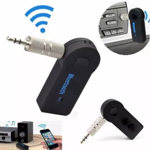 R&eacute;cepteur de musique mains libres Bluetooth sans fil AUX, kit de voiture mains libres, r&eacute;cepteur audio
