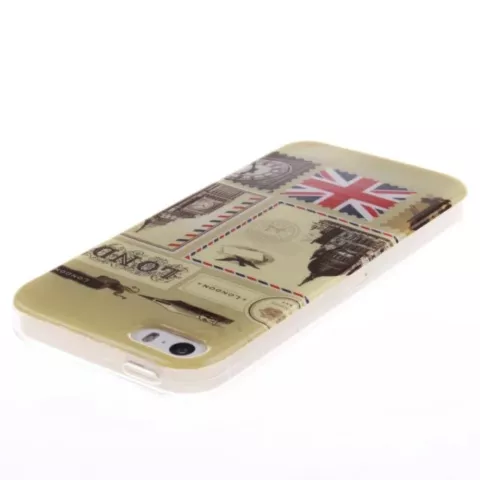 Coque en TPU London British England compatible avec iPhone 5 5s SE 2016