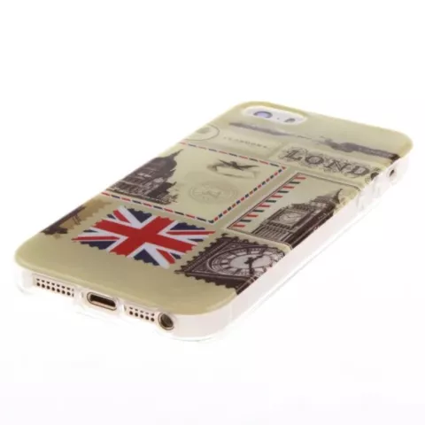 Coque en TPU London British England compatible avec iPhone 5 5s SE 2016