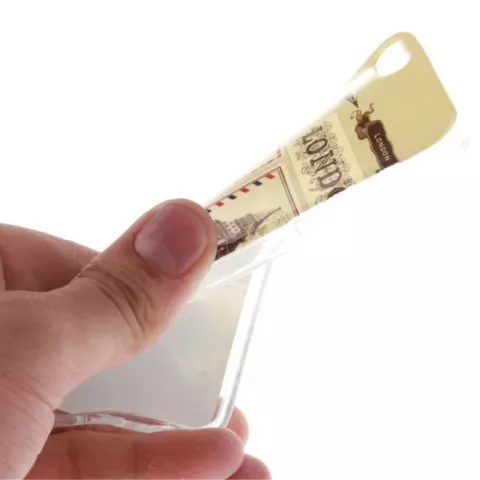 Coque en TPU London British England compatible avec iPhone 5 5s SE 2016