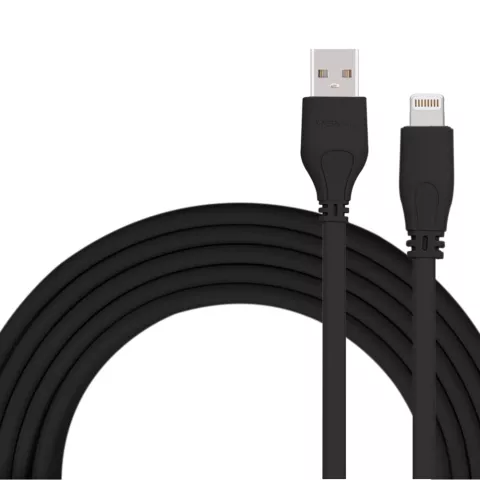 C&acirc;ble USB MOMAX MFi Lightning 1 m&egrave;tre - C&acirc;ble de chargement noir