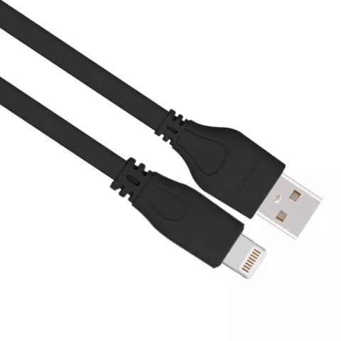 C&acirc;ble USB MOMAX MFi Lightning 1 m&egrave;tre - C&acirc;ble de chargement noir