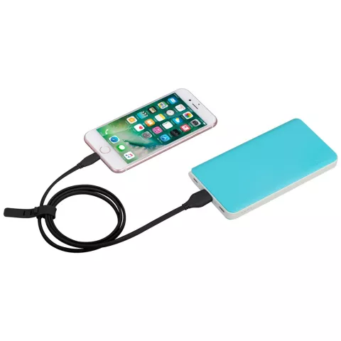 C&acirc;ble USB MOMAX MFi Lightning 1 m&egrave;tre - C&acirc;ble de chargement noir