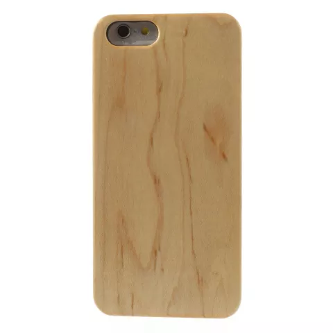 Coque rigide en bois de cerisier compatible avec iPhone 6 6s, coque en bois v&eacute;ritable