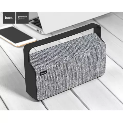 Hoco BS10 Enceinte Bluetooth Fabric Gris - Enceinte sans fil gris