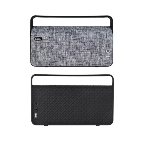 Hoco BS10 Bluetooth Speaker Fabric Grey - Haut-parleur sans fil gris