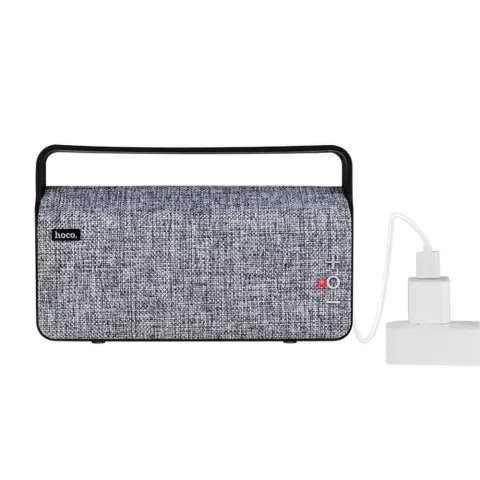 Hoco BS10 Enceinte Bluetooth Fabric Gris - Enceinte sans fil gris